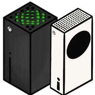 👫 Xbox Series X, Xbox Series S, Konsole, Gaming, Technologie telegram sticker