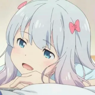Sagiri Izumi from @Code001 telegram stickers