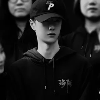 🥀 珍 mann, porträt, hoodie, hut, jung whatsapp sticker