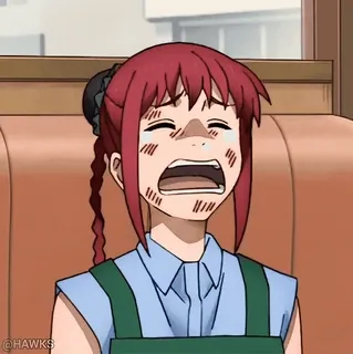 😭 anime, crying, sad, girl, emotional, cartoon whatsapp sticker