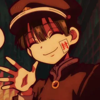 🕊 Hanako-kun Toilet-bound Hanako-kun anime, manga, hanako kun, toilet bound hanako-kun, school, supernatural, cute telegram sticker
