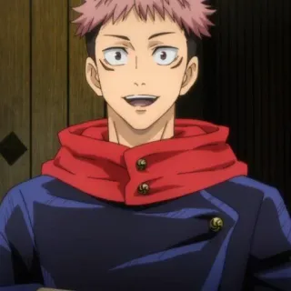 🍂 Yuji Itadori Jujutsu Kaisen Anime, Charakter, Jujutsu Kaisen, Yuji Itadori, Serie, Animation whatsapp sticker