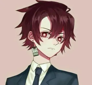 🍃 Tanjiro Kamado Demon Slayer Anime, Manga, Demon Slayer, Tanjiro, Fanart, Personaje, Arte whatsapp sticker