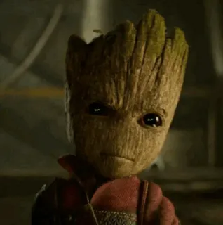 🌴 Groot Guardians of the Galaxy Groot, Vệ binh dải Ngân Hà, Marvel, Groot con, Cây telegram sticker