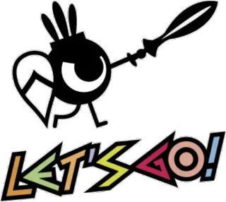 ✊ LET'S GO! spear, eye, black, monster, action telegram sticker