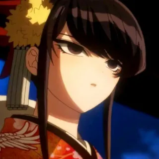 🙂 Komi Shouko Komi Can't Communicate Anime, Fille, Japonais, Manga, Komi can't communicate, Komi Shouko whatsapp sticker