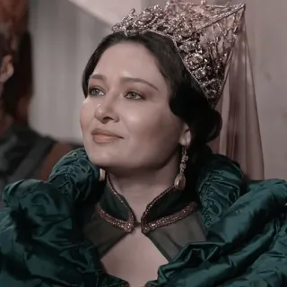 🌟 女人, 皇冠, 珠宝, 皇家, 肖像 telegram sticker