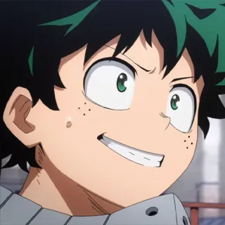 🥦 Izuku Midoriya My Hero Academia anime, manga, my hero academia, izuku midoriya, deku telegram sticker