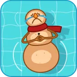 😭 ตุ๊กตาหิมะ, เศร้า, ร้องไห้, ฤดูหนาว, ผ้าพันคอ, การ์ตูน telegram sticker
