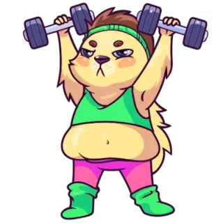 Голубоглазый Ёжик telegram stickers