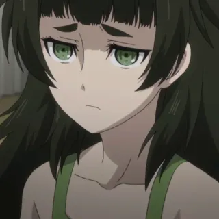 ⚙️ Suzuha Amane Steins;Gate Anime, Personagem, Garota, Kawaii whatsapp sticker