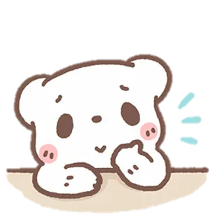 🧺 cute, bear, kawaii, sticker, animal whatsapp sticker