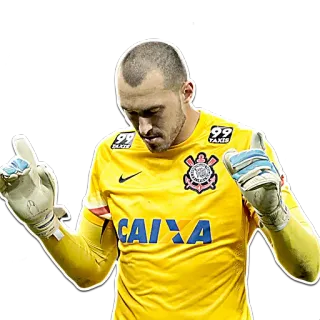 🙏 dedo corazón, ofensivo, futbolista, fútbol, deportes, portero whatsapp sticker
