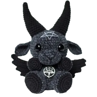 👿 Baphomet Baphomet, occulto, satanico, capra, pentagramma, diavolo telegram sticker