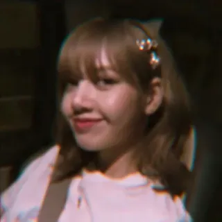 🐰 Lisa kpop, sänger, promi, porträt, frau, schönheit telegram sticker