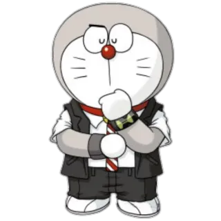 🤔 Doraemon doraemon, katze, zeichentrickfigur, anime, manga whatsapp sticker