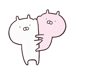 🍡 cute, animals, friends, cartoon, kawaii, sticker telegram sticker