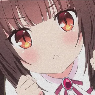 🍫 动漫, 可爱, 女孩, 卡通 telegram sticker