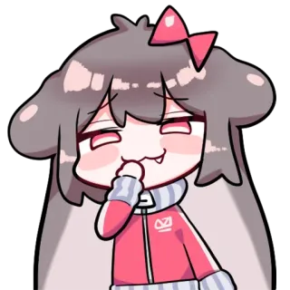 🎀 Anime, Imut, Manga, Kartun, Gadis, Stiker, Kawaii whatsapp sticker