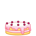 🎉 Kuchen, Dessert, Essen, Süß, Beere telegram sticker