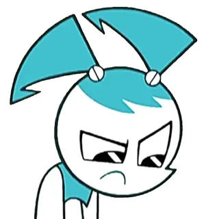 😞 Jenny Wakeman My Life as a Teenage Robot Dessin animé, Robot, Animé, Personnage, Nickelodeon, Jenny Wakeman telegram sticker