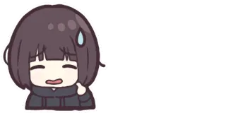 ❤️ Fille anime, Doigt d'honneur, Personnage de dessin animé, Irrespectueux, Offensant telegram sticker