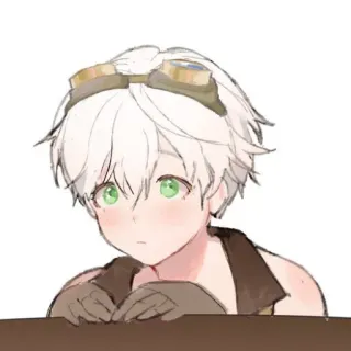 😯 Bennett Genshin Impact Anime, Video game, Bennett, Genshin Impact, Karakter, Lucu telegram sticker