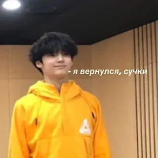 😎 - я вернулся, сучки telegram sticker
