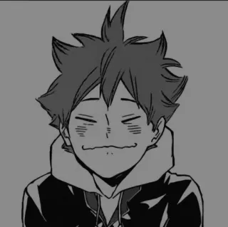 😭 Hinata Shoyo Haikyuu!! anime, manga, haikyuu, hinata shoyo, cartoon telegram sticker