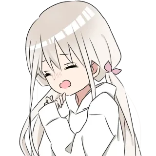 😭 Anime, Lucu, Gadis, Kawaii, Kartun, Chibi telegram sticker
