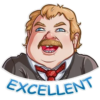 👌 EXCELLENT tuyệt vời, hoạt hình, người đàn ông, chấp thuận, tích cực telegram sticker