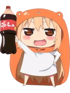 🥤 COLA Anime, Cartone animato, Soda, Cola, Carino, Bevanda telegram sticker