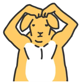 😐 Hund, Tier, süß, lustig, Cartoon, Figur telegram sticker
