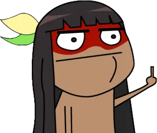 🖕 만화, 토착, 가운데 손가락, 불쾌한, 제스처 telegram sticker