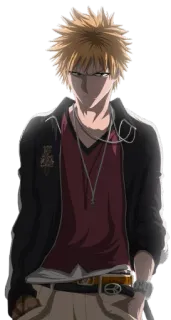 😠 Ichigo Kurosaki Bleach Anime, Ichigo, Bleach, Personaggio, Manga telegram sticker