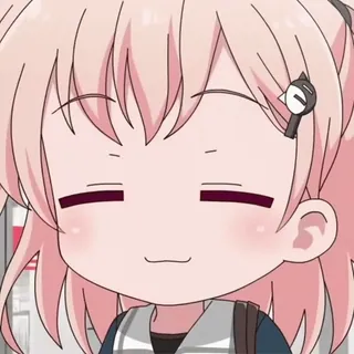 😊 动漫女孩, 可爱, 得意, 表情, Q版, 漫画 telegram sticker
