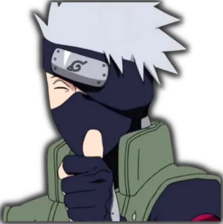 👍 Kakashi Hatake Naruto 카카시, 나루토, 애니, 만화 telegram sticker