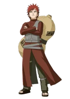 😶 Gaara Naruto anime, naruto, gaara, sand, ninja telegram sticker