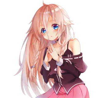 😶 アニメ, マンガ, 女の子, 可愛い, イラスト telegram sticker