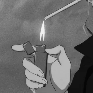 Anime《Cigarette》🚬 @anime_fanss telegram stickers