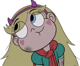 🙃 Star Butterfly Star vs. the Forces of Evil ดาว, ผีเสื้อ, การ์ตูน, น่ารัก telegram sticker