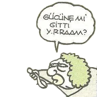 🍆 GÜCÜNE Mİ GİTTİ Y.RRAAM? telegram sticker