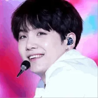 😂 Suga Suga, BTS, K-pop, chanteur, musique, idole telegram sticker