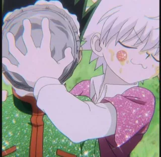 💞 Killua Zoldyck Anime, Killua Zoldyck, Hunter x Hunter, Fan art, Cibo, Mangiare telegram sticker