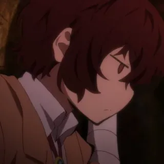 🍩 Osamu Dazai Bungou Stray Dogs Anime, Karakter, Dazai, Bungo Stray Dogs telegram sticker