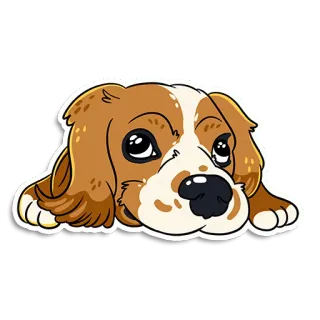 🥺 dog, puppy, animal, cute, pet, sticker whatsapp sticker