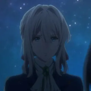 ✨ Violet Evergarden Anime, Nhân vật, Cô gái, Violet Evergarden, Phim hoạt hình telegram sticker