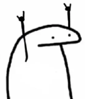 ❕ monigote, meme, cuernos whatsapp sticker