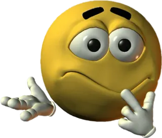 🧐 Emoji, Środkowy palec, Gest, Kreskówka, Żółty telegram sticker