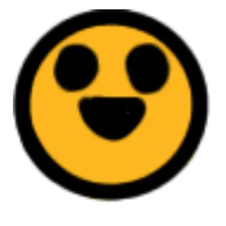 😀 Emoji, Smiley, Gelb, Fröhlich, Gesicht telegram sticker